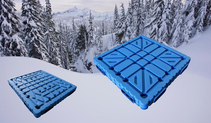 寒冷地區(qū)冬季使用中空吹塑托盤,它能受得住嗎?