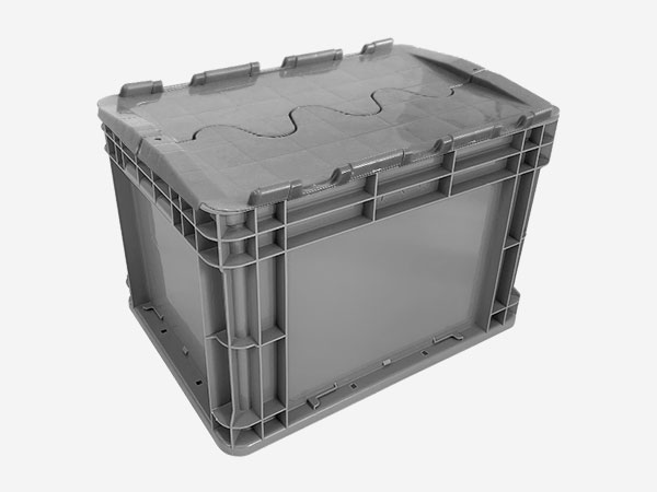 EU-43280物流箱(配翻蓋)